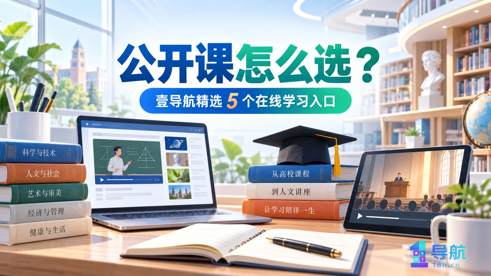 公开课怎么选：壹导航精选 5 个在线学习入口