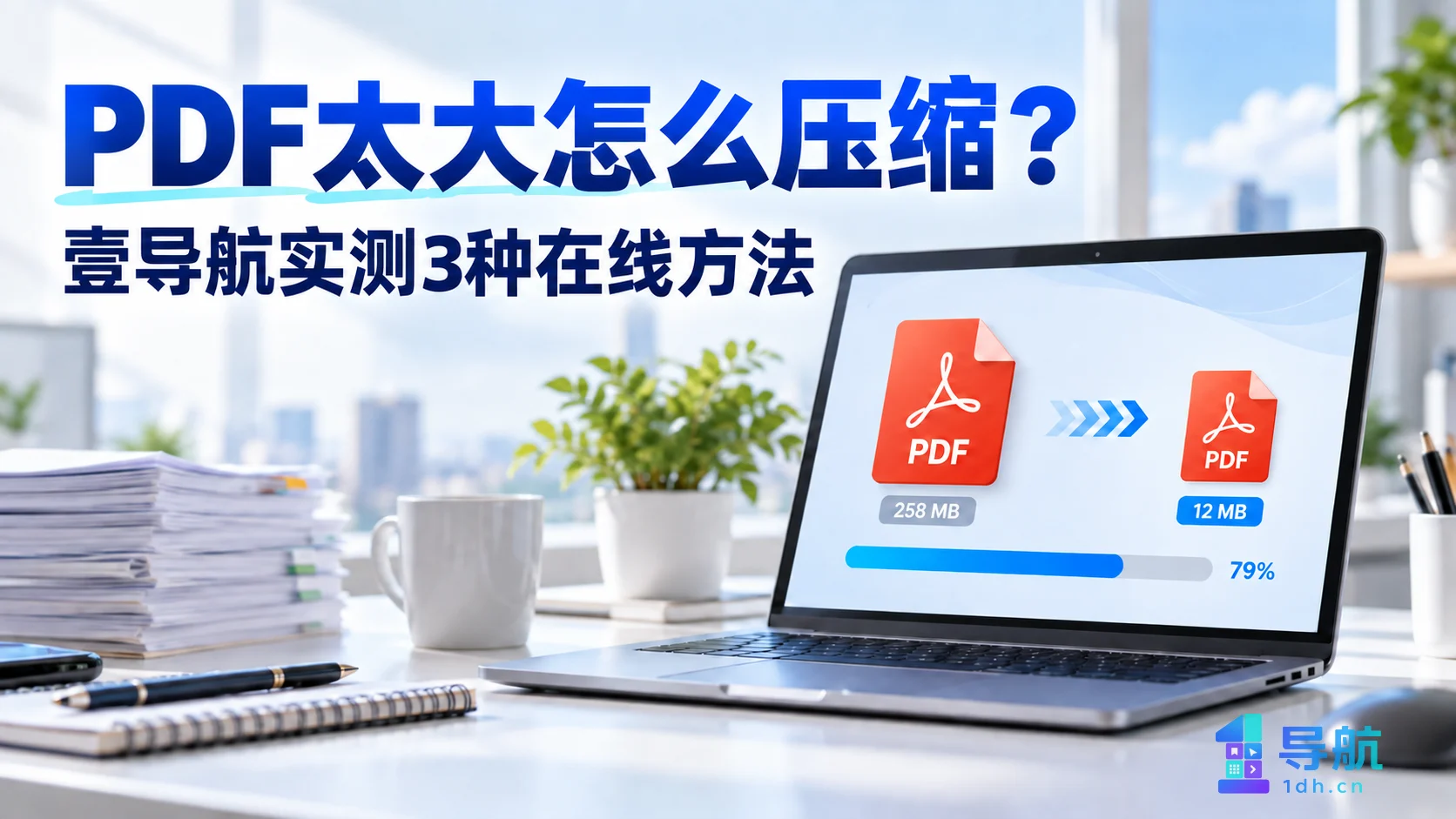 PDF太大怎么压缩？3种在线方法、优缺点和失败原因