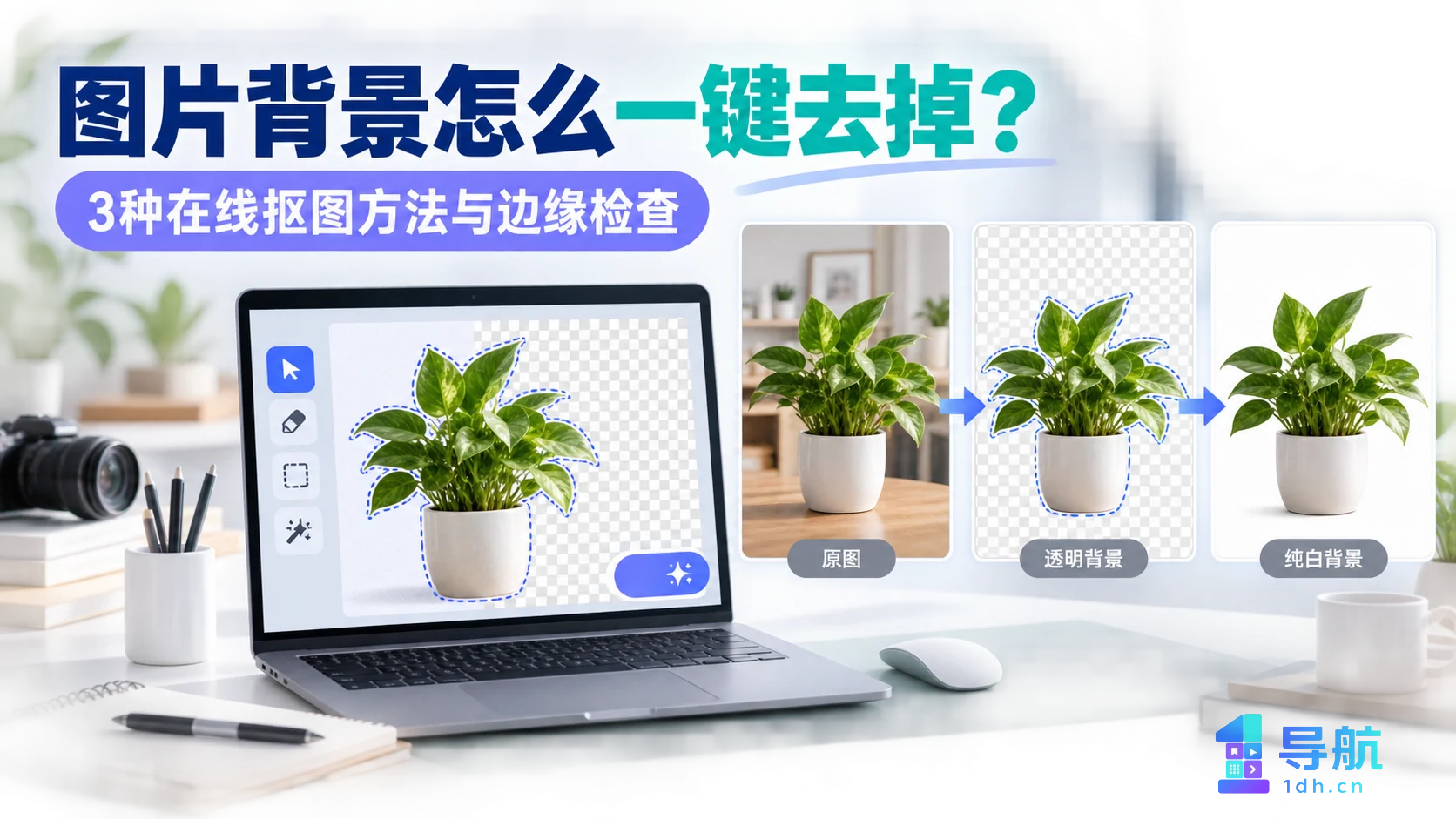 图片背景怎么一键去掉？3种在线抠图方法与边缘检查