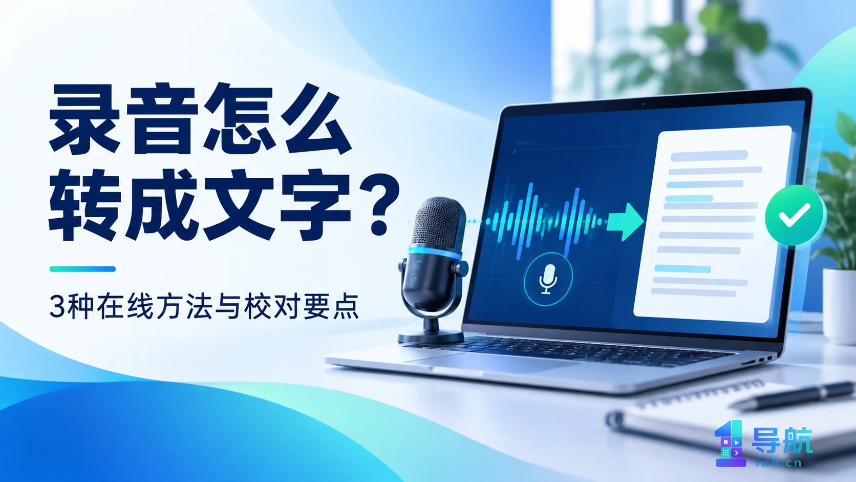 录音怎么转成文字？3种在线方法与校对要点